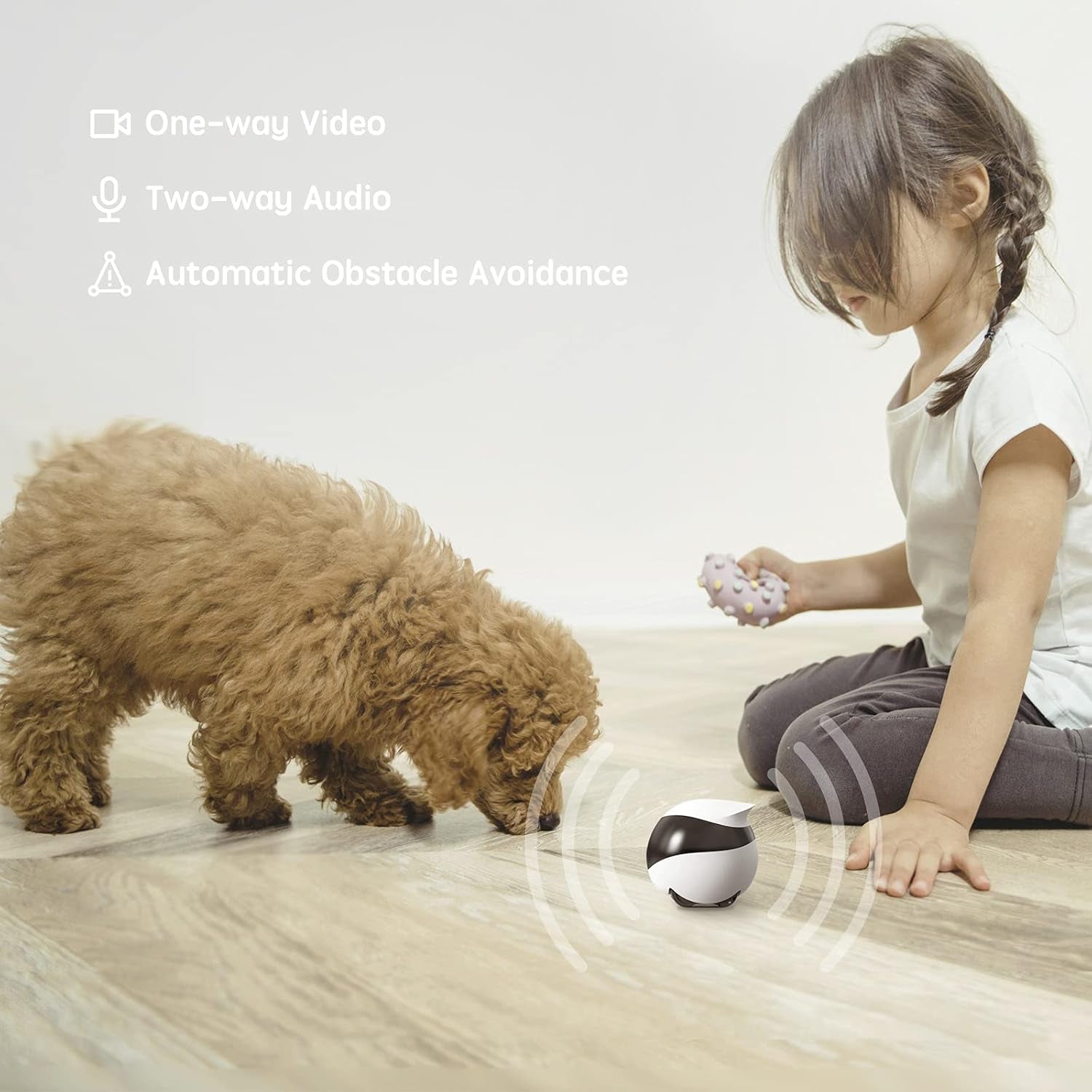 SE Familybot 1080P Smart Pet Camera Robot