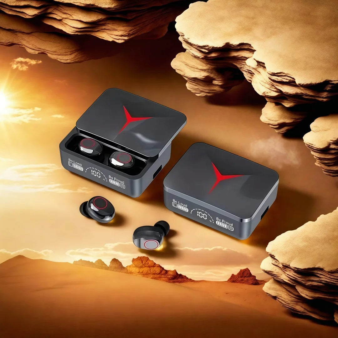 M90 Wireless Headphones TWS Bluetooth Earphones Touch Control Sport Earbuds Hifi Stereo Gaming Headset with Mic for Smartphone