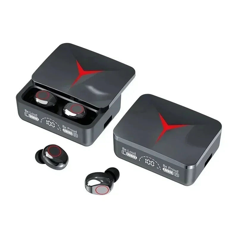 M90 Wireless Headphones TWS Bluetooth Earphones Touch Control Sport Earbuds Hifi Stereo Gaming Headset with Mic for Smartphone